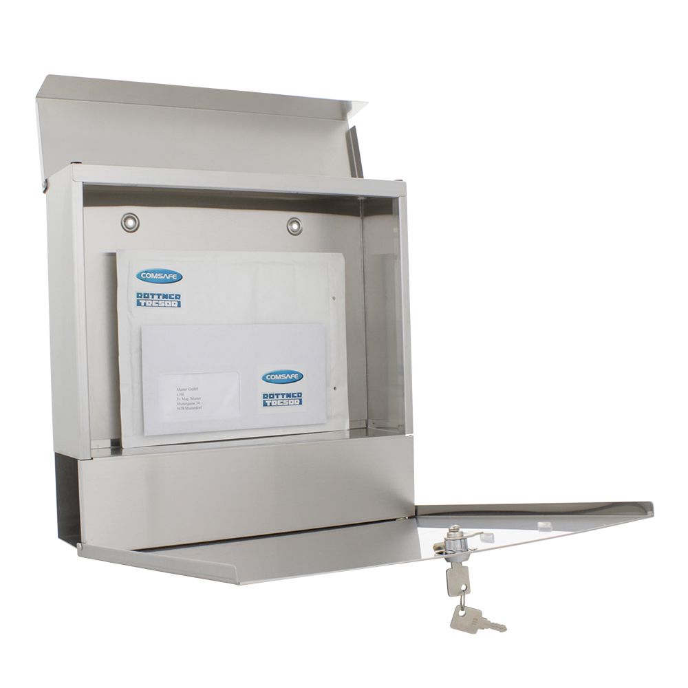 Intérieur du Boîte aux lettres Rottner Kensington, acier inoxydable