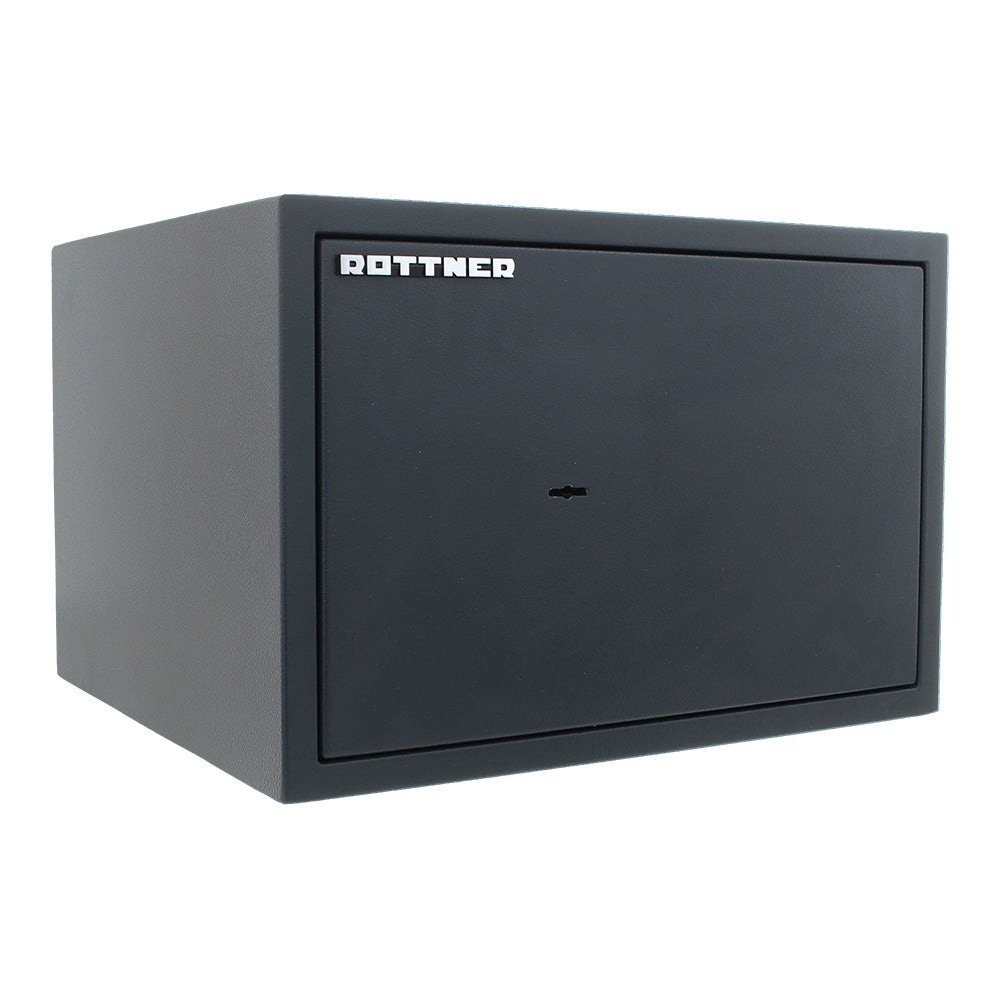 Coffre-fort Rottner PowerSafe PS 300 fermé, vue de face, coloris anthracite