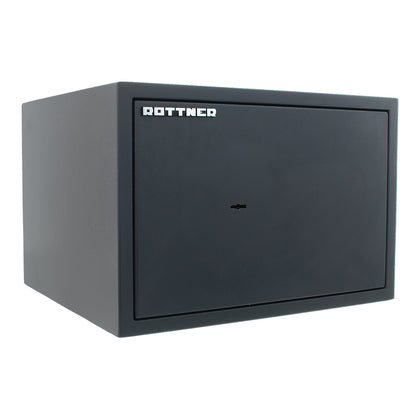 Coffre-fort Rottner PowerSafe PS 300 fermé, vue de face, coloris anthracite