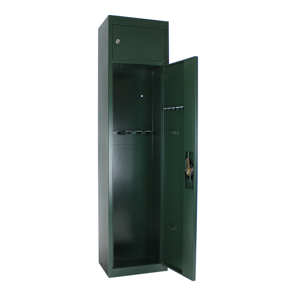 Armoire à armes Rottner Gun5 Cargo porte ouverte, emplacements pour cinq armes d'épaule
