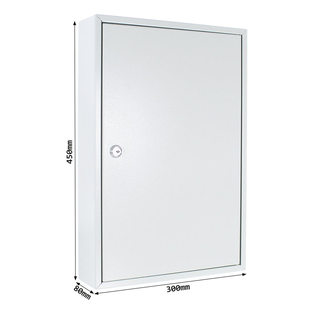 Schéma coté du Armoire à clés Rottner S64, serrure à cylindre