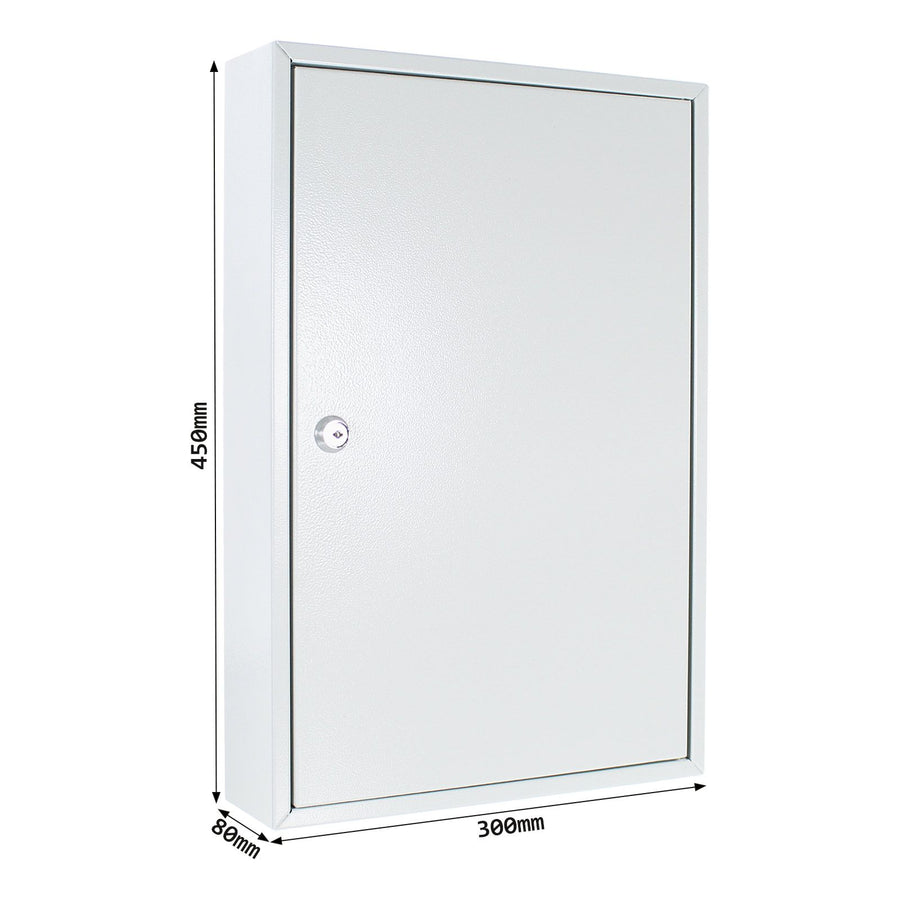 Schéma coté du Armoire à clés Rottner S64, serrure à cylindre