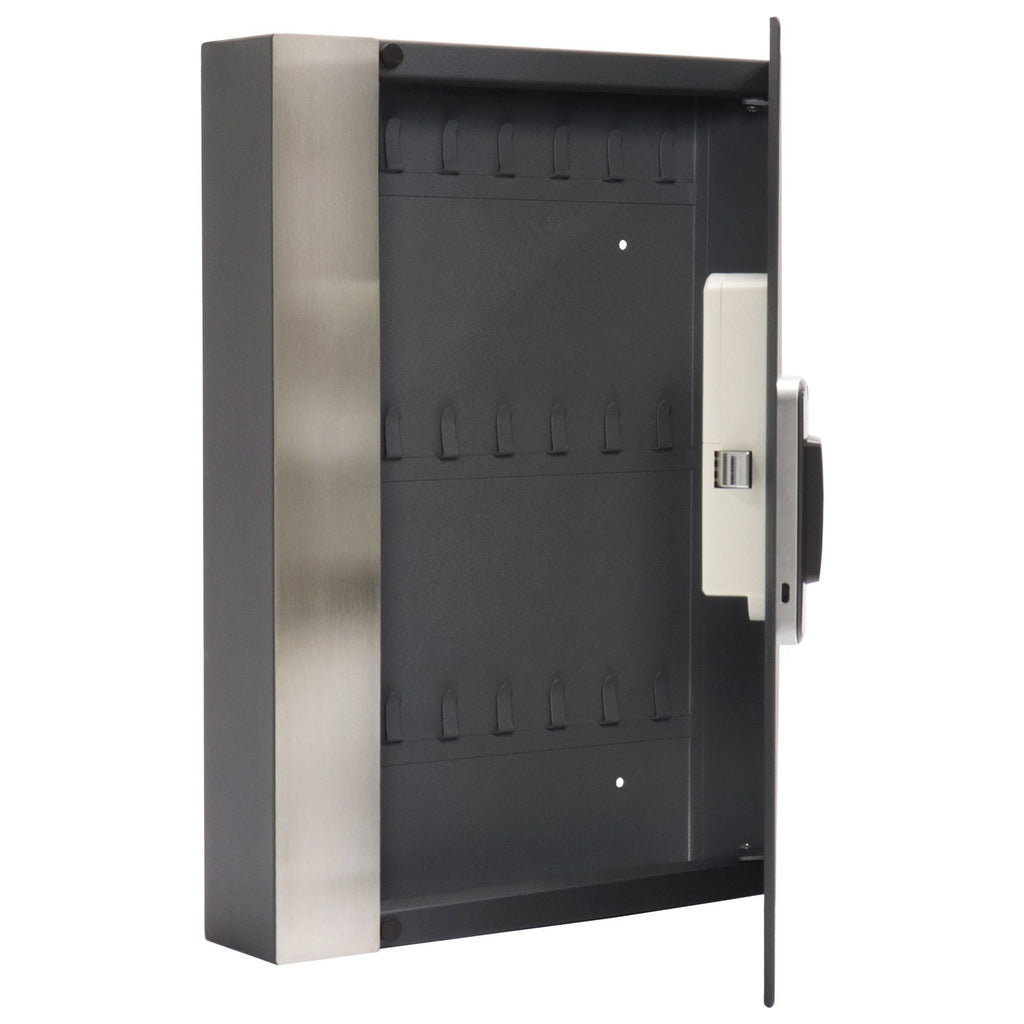 Coffre à clés Rottner Key Pro 24, serrure à empreinte digitale, porte ouverte