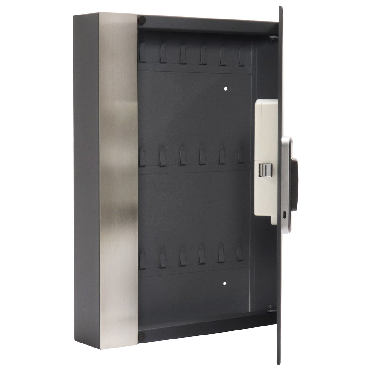 Coffre à clés Rottner Key Pro 24, serrure à empreinte digitale, porte ouverte