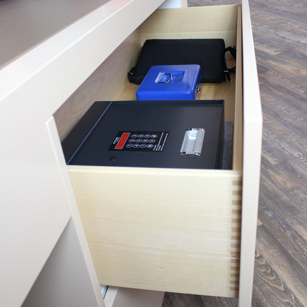 Coffre-fort à tiroir dissimulé Coverchest 1, dépôt par fente, serrure électronique
