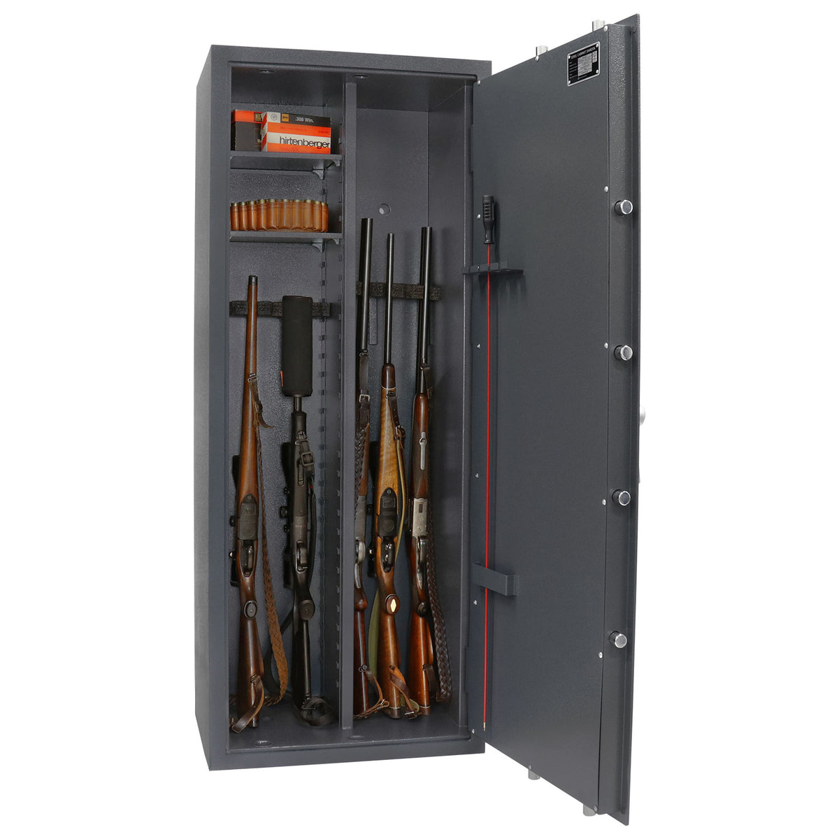 Armoire Rottner Dakota 10, second exemple de rangement à l'intérieur