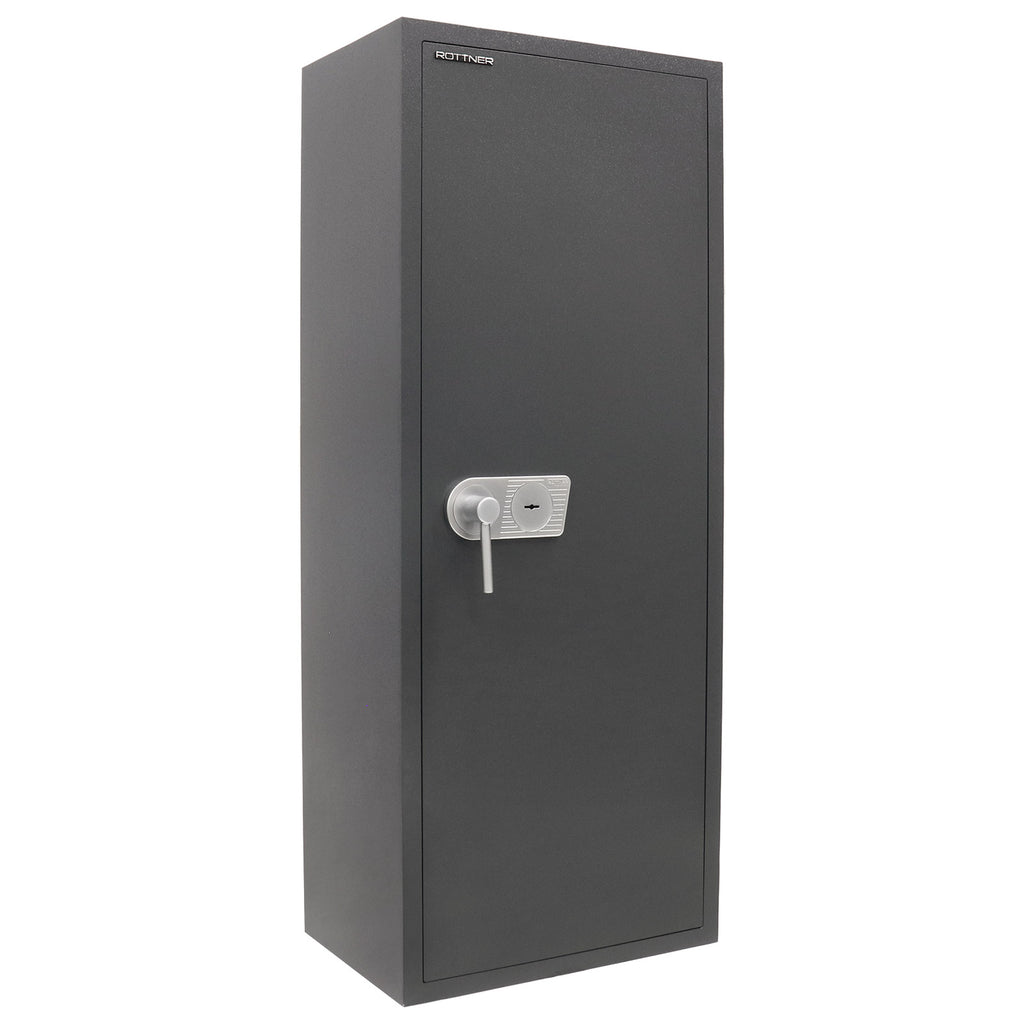 Armoire à armes Rottner Dakota 10 fermée, vue de face, coloris anthracite