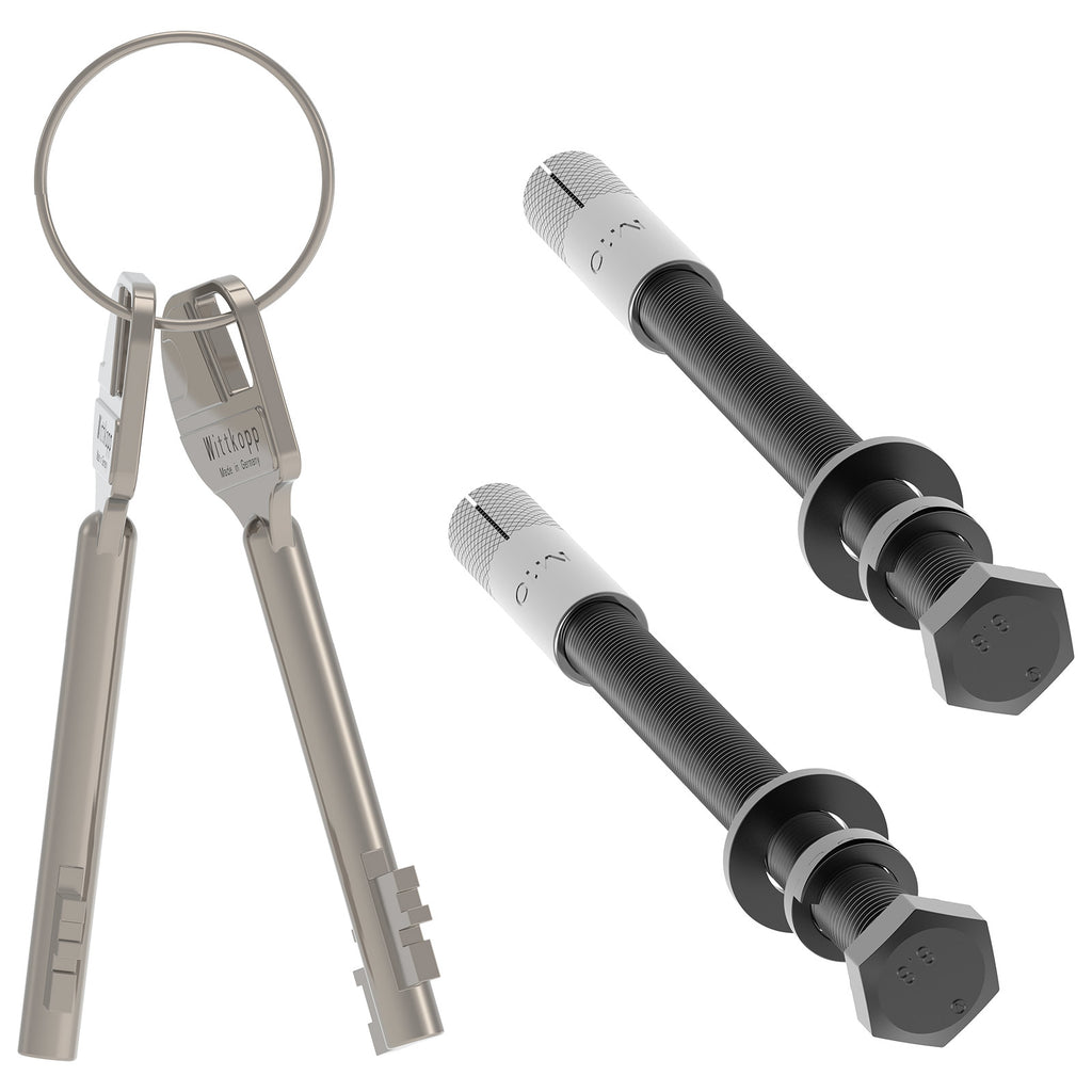 Accessoires fournis avec le coffre-fort Rottner Praktik 25