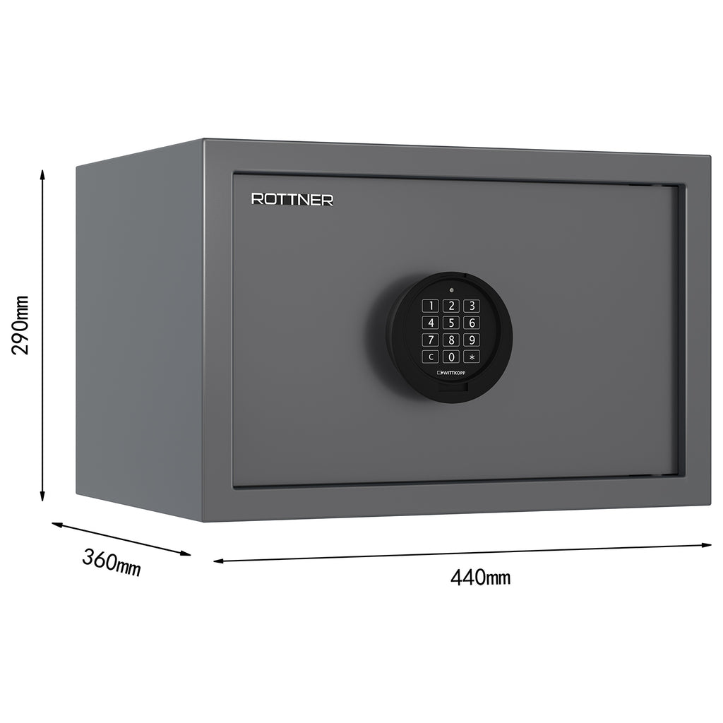 Coffre-fort Praktik 30, EN 14450 S1, serrure électronique