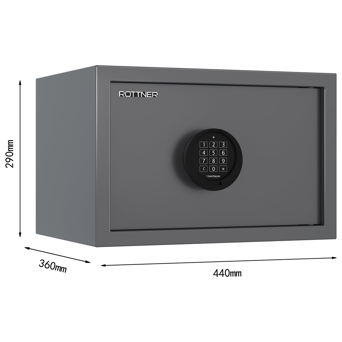 Coffre-fort Praktik 30, EN 14450 S1, serrure électronique